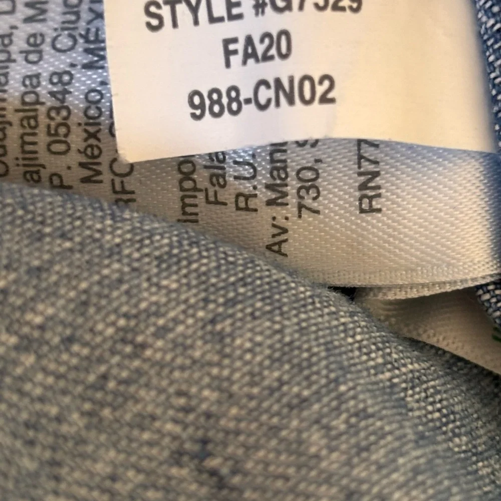 J. Crew Light Blue Denim Button-Up Shirt - Picture 5 of 6